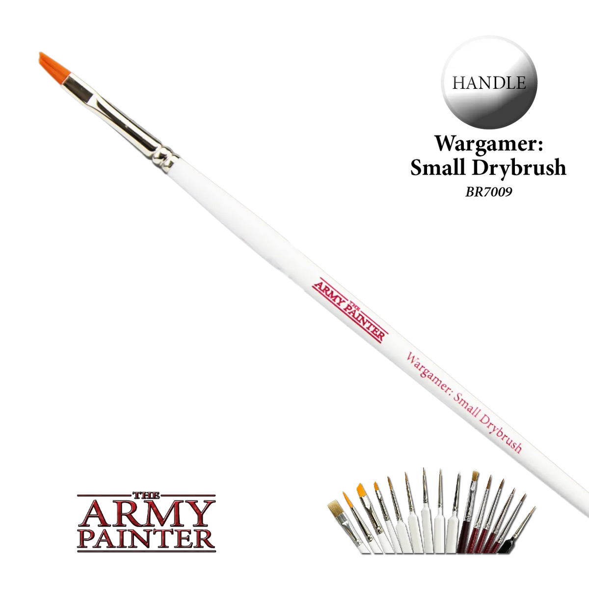 Army Painter - Wargamer Brush - Small Drybrush-The Army Painter-Radaddel