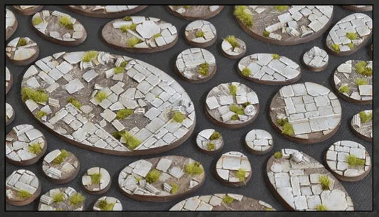 Temple Base Oval 60mm (x4)-Gamers Grass-Radaddel