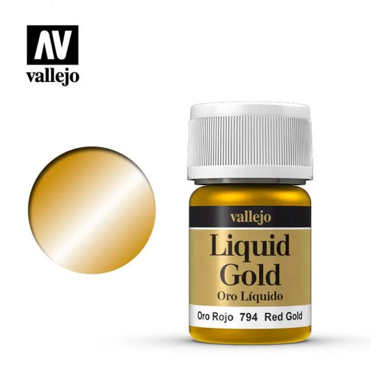 Model Color Rotgold (Red Gold) 35 ml (794)-Vallejo-Radaddel