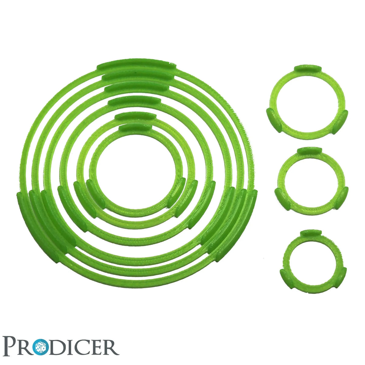 Base Squad Marker | 40mm(10x) Neon Grün-ProDicer-Radaddel