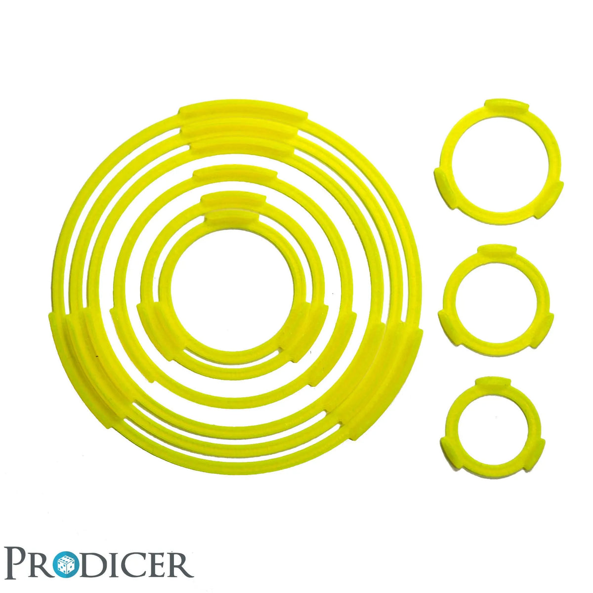 Base Squad Marker | 32mm(20x) Neon Gelb-ProDicer-Radaddel
