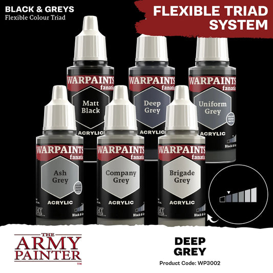 Deep Grey Fanatic WP-The Army Painter-Radaddel