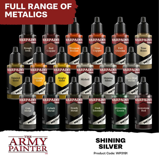Shining Silver Fanatic Metallic-The Army Painter-Radaddel