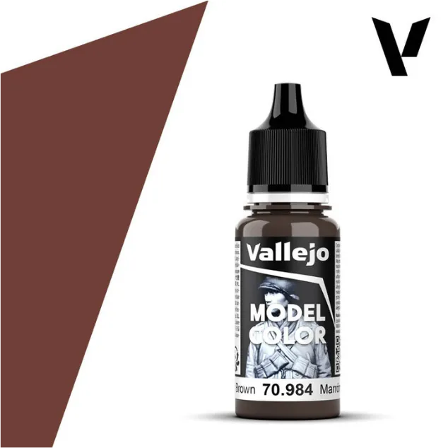 Model Color Flat Brown 18 ml (155)-Vallejo-Radaddel