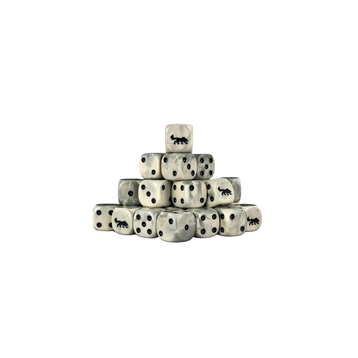 Direwolf Dice 16mm Round (25 Stück)-Baron of Dice-Radaddel