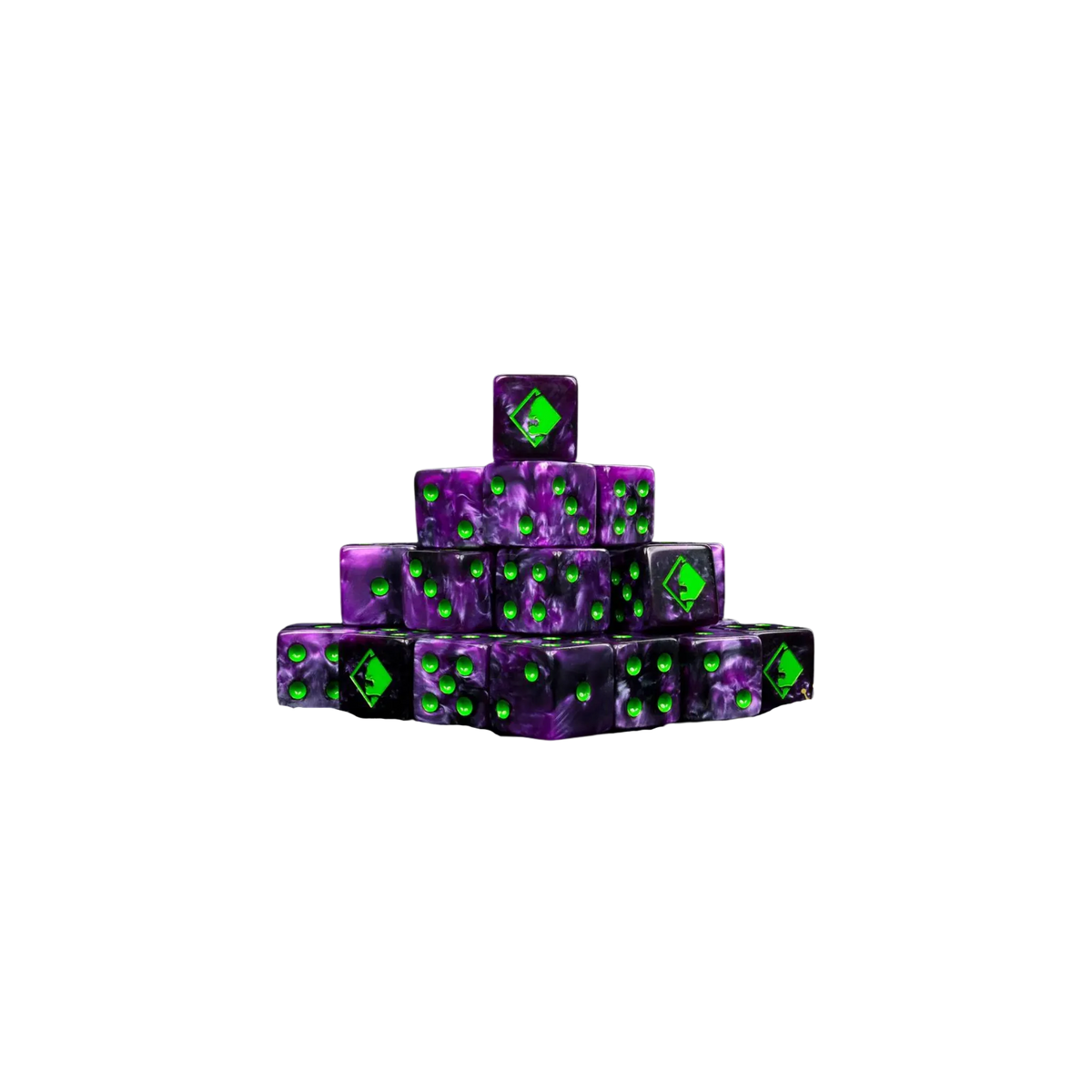 KoW Nighstalkers Dice 16mm Square-Baron of Dice-Radaddel