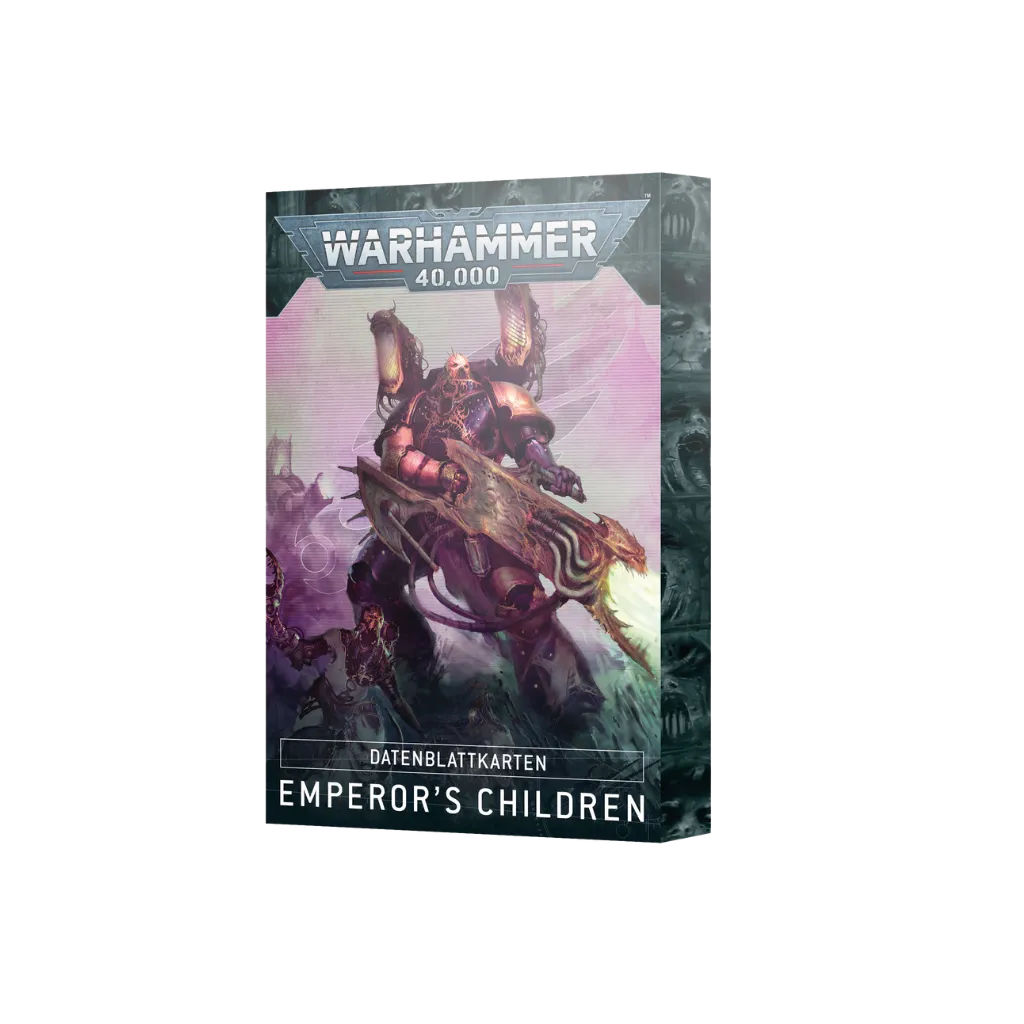 Emperors Children: Datenblattkarten (deutsch)-Games Workshop-Radaddel