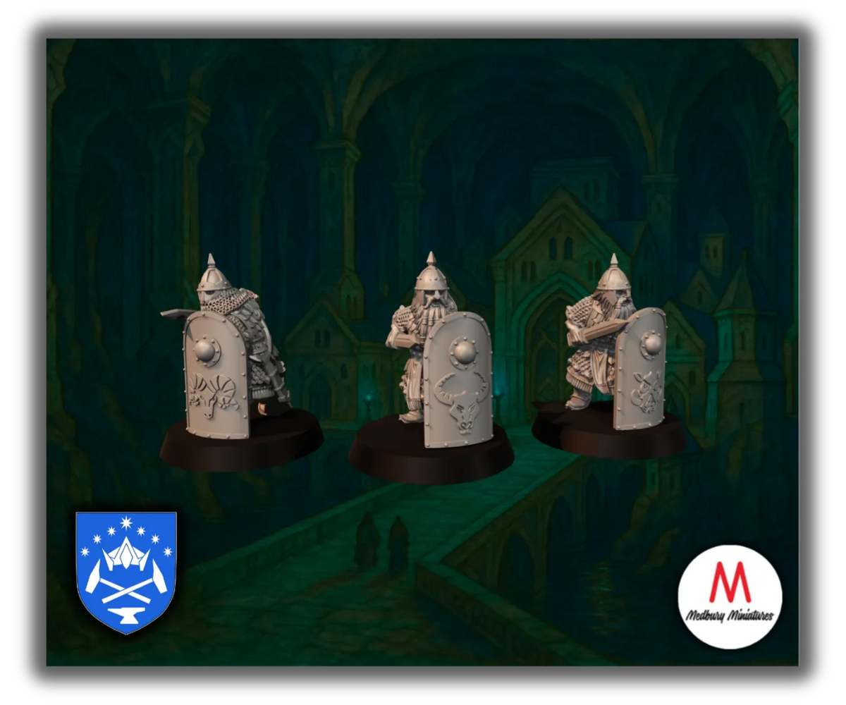 Dwarf Phalanx with Swords-Pasch Spiele-Radaddel