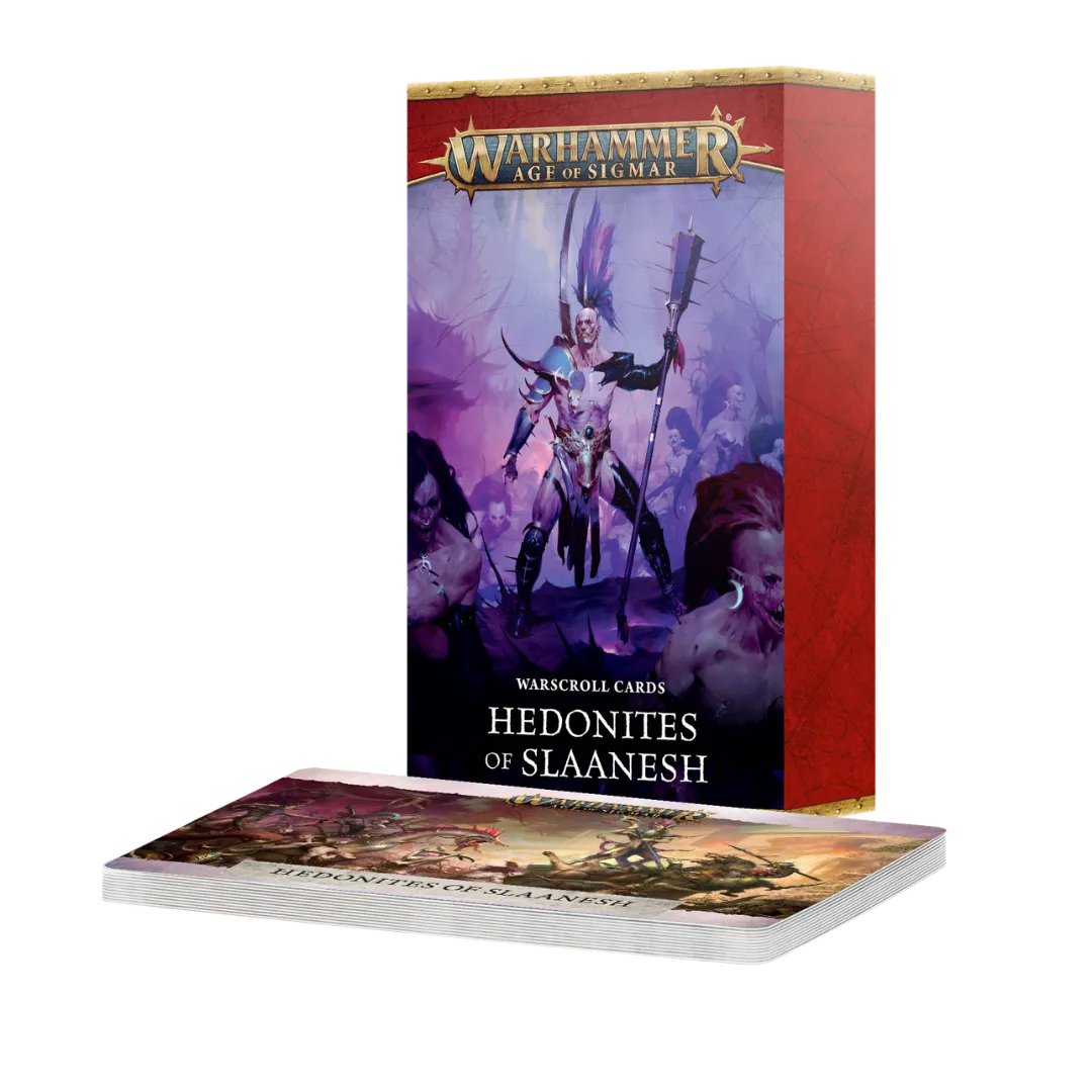 Hedonites of Slaanesh: Warscroll Cards (englisch)-Games Workshop-Radaddel