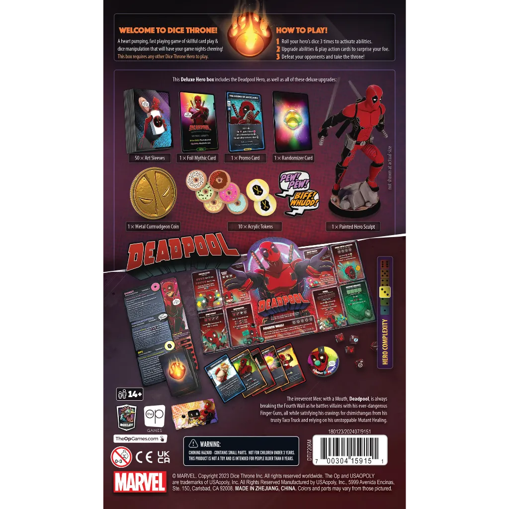 Dice Throne: Deadpool-Happyshops-Radaddel