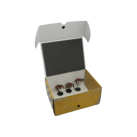 Half-size Medium Box for magnetically-based miniatures + metal plate on the insi-Safe and Sound-Radaddel