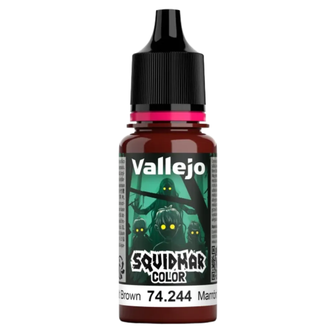Squidmar Color 244 - Cult Brown 18 ml-Vallejo-Radaddel