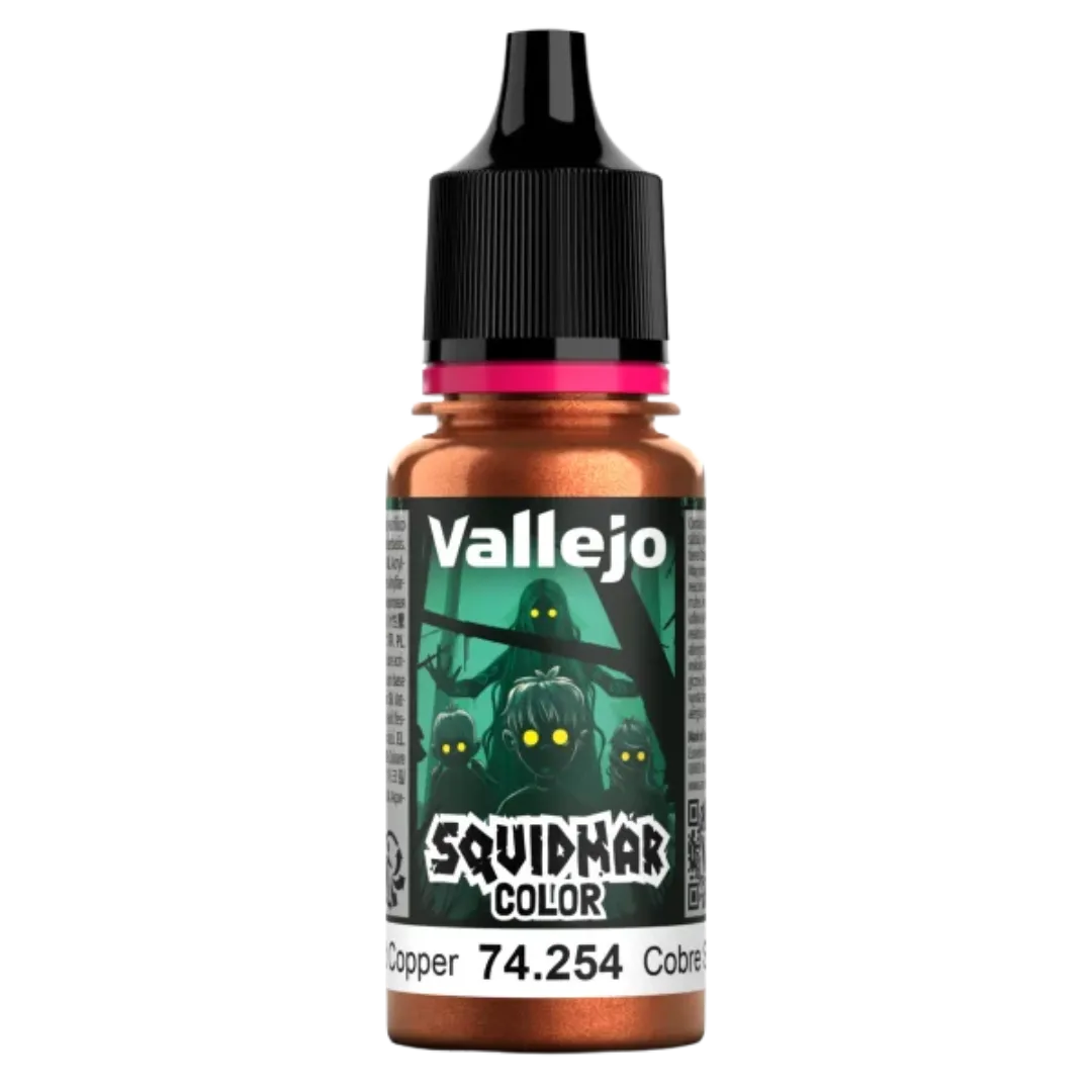 Squidmar Color 254 - Graveyard Copper 18 ml-Vallejo-Radaddel