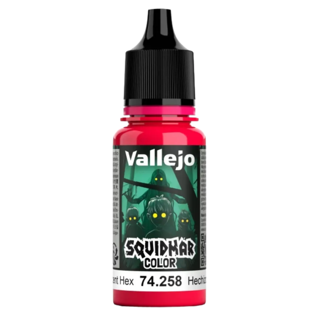 Squidmar Color 258 - Fluorescent Hex 18 ml-Vallejo-Radaddel