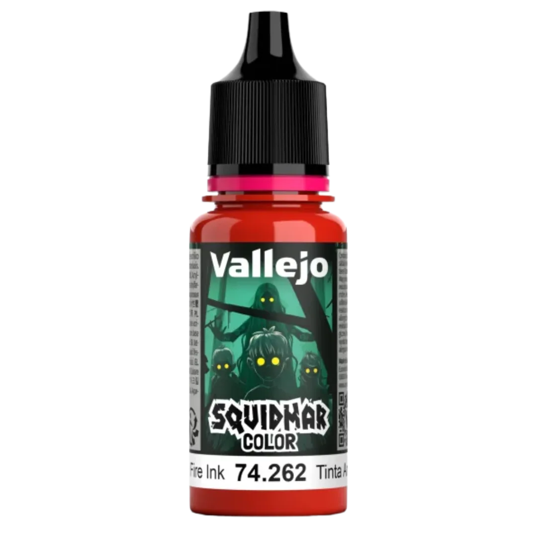 Squidmar Color 262 - Fire Ink 18 ml-Vallejo-Radaddel