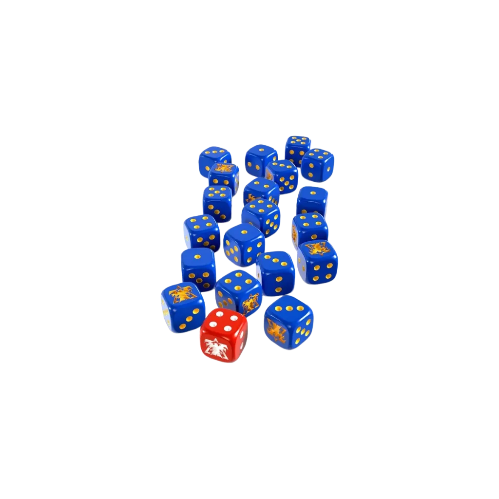 Starcraft ® Terran Custom Dice Set-Archon Studio-Radaddel
