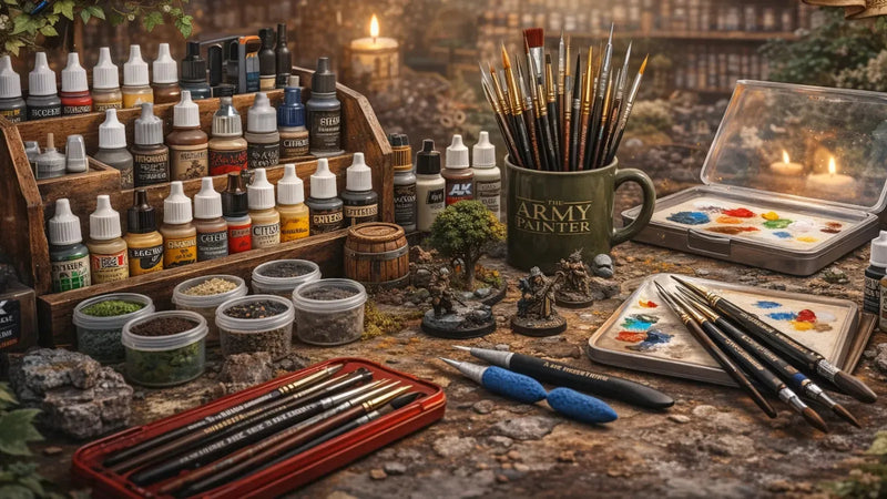 Pinceles y suministros de pintura