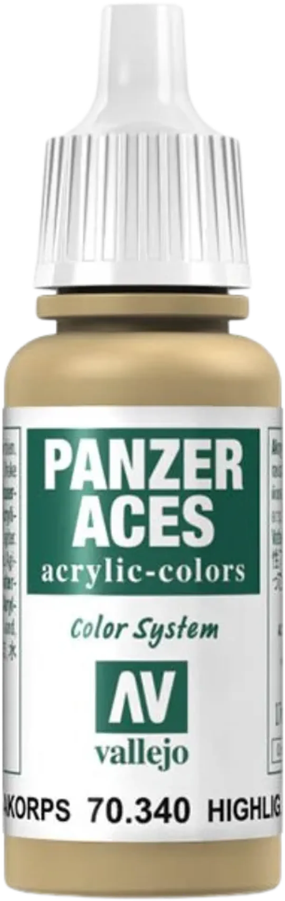 Panzer Aces 040 Highlight Afrikakorps 17 ml-Vallejo-Radaddel