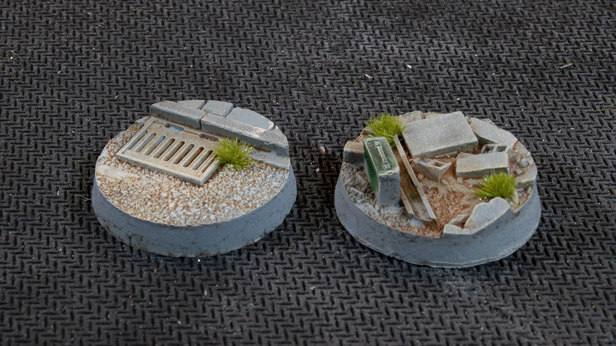 Round Urban Warfare Bases 25mm (x10)-Gamers Grass-Radaddel