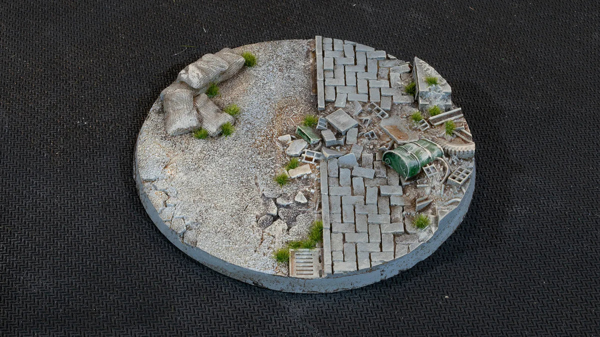 Round Urban Warfare Bases 100mm (x1)-Gamers Grass-Radaddel