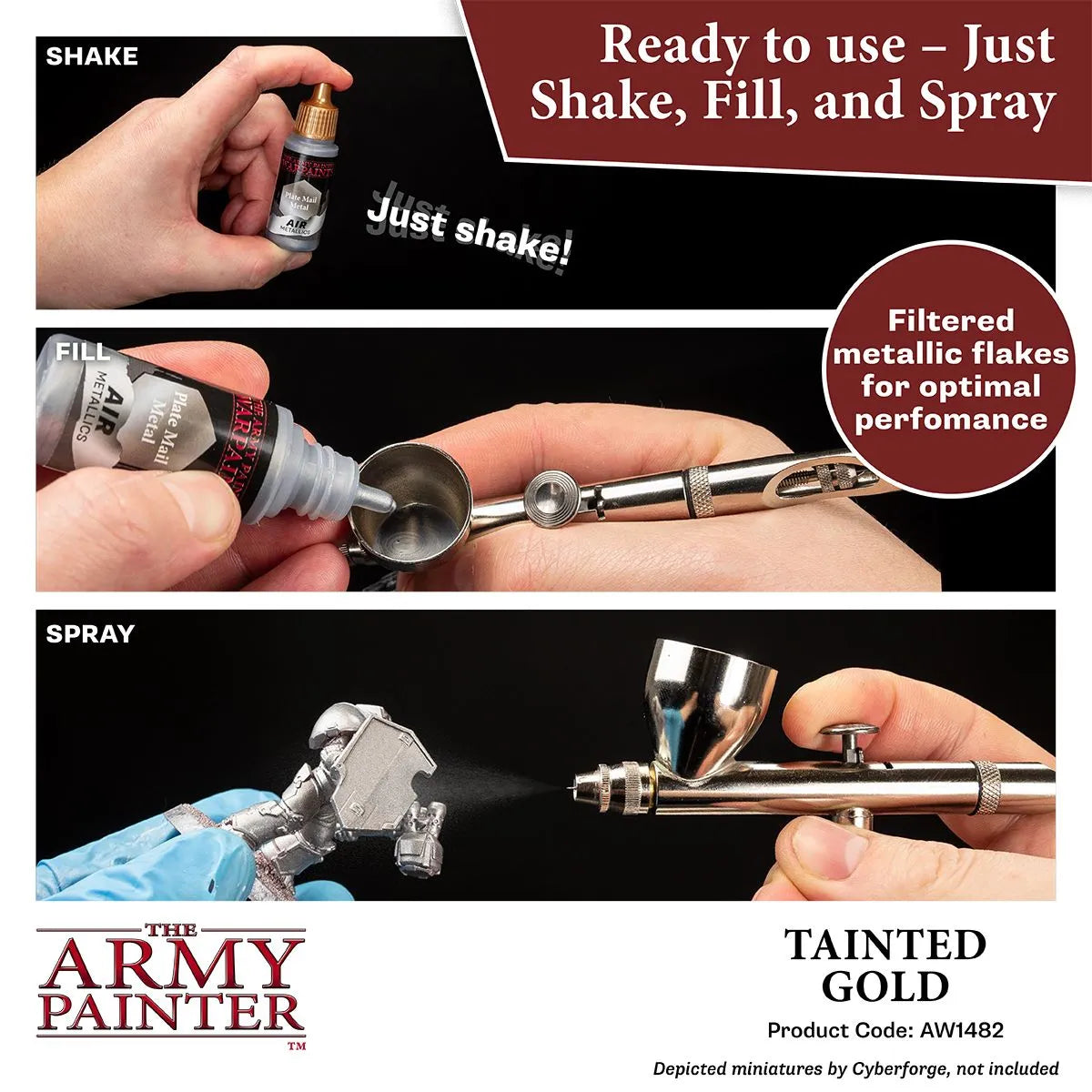 Air Warpaint Tainted Gold (120)-The Army Painter-Radaddel