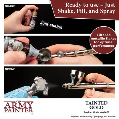 Air Warpaint Tainted Gold (120)-The Army Painter-Radaddel