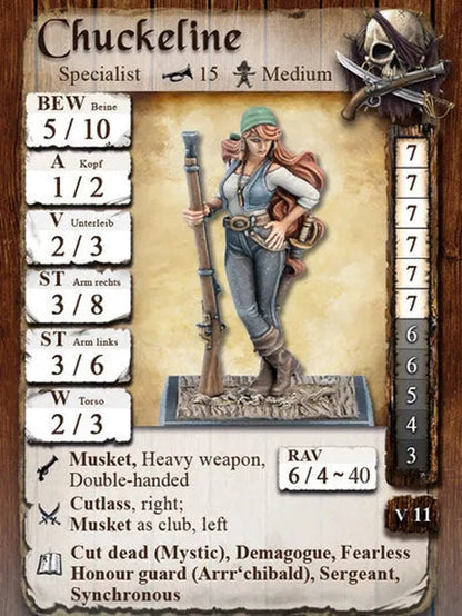 Chuckeline | Piraten-Freebooter Miniatures-Radaddel