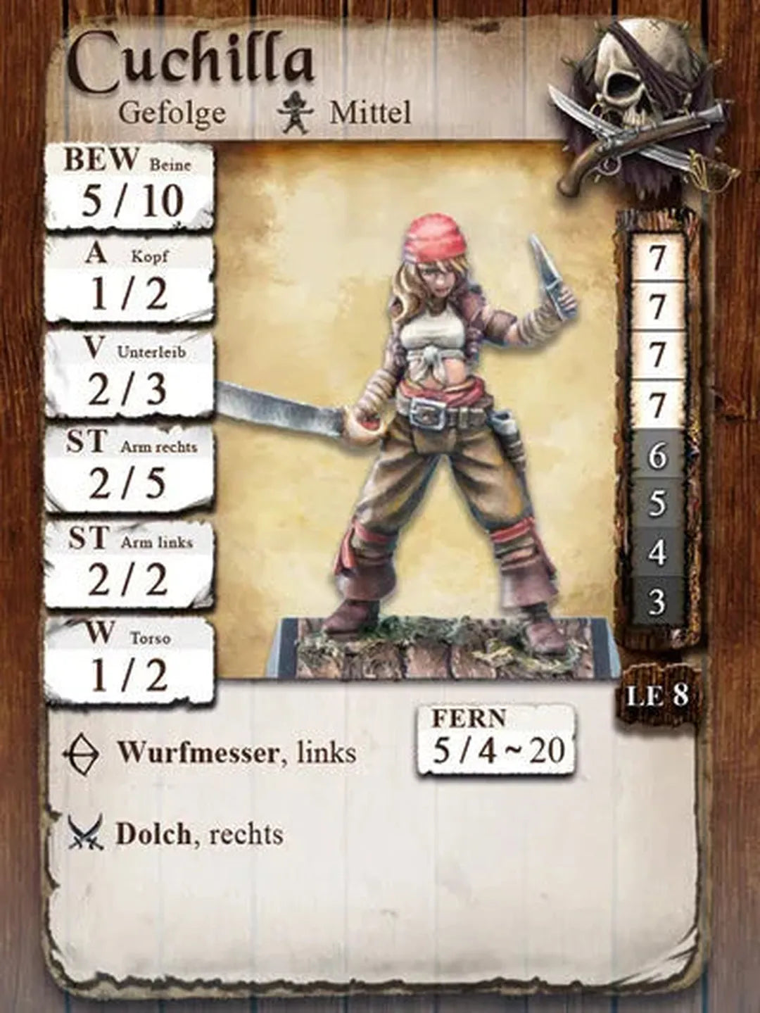 Cuchilla & Tirado | Piraten-Freebooter Miniatures-Radaddel