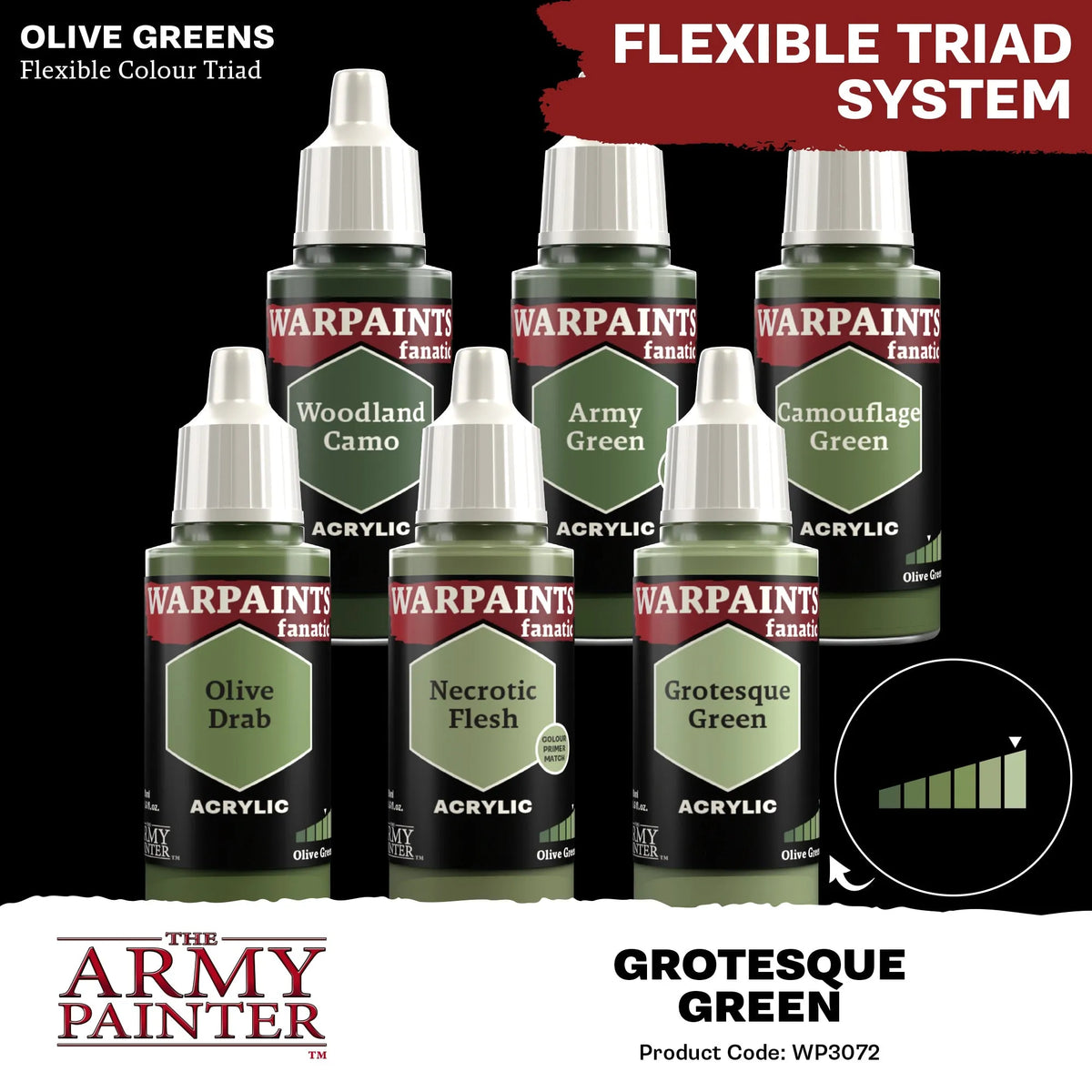 Grotesque Green Fanatic WP-The Army Painter-Radaddel