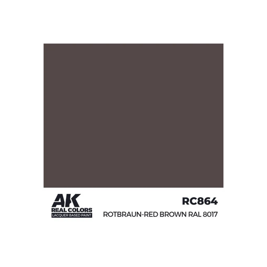 AK Real Colors Rotbraun-Red Brown RAL 8017 17 ml-AK-Interactive-Radaddel