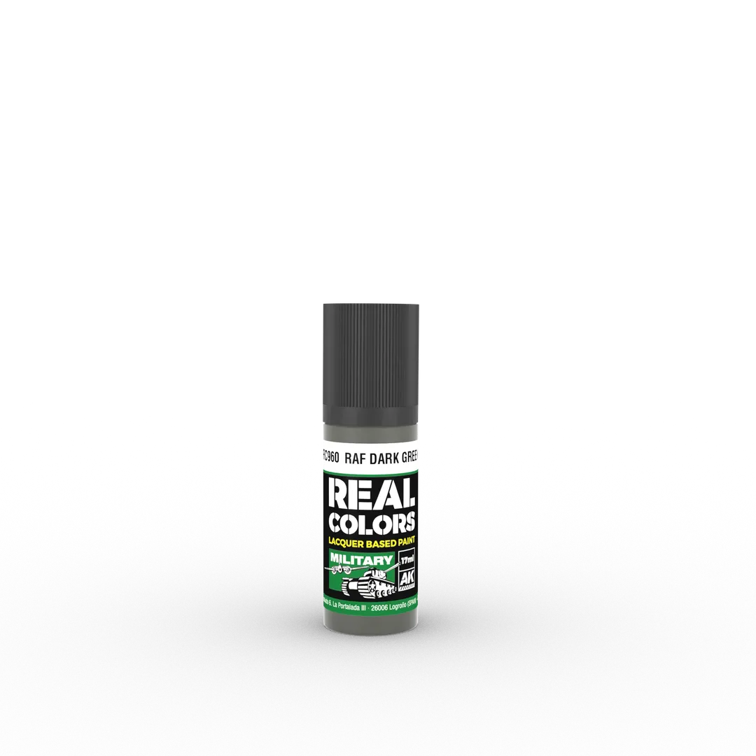 AK Real Colors RAF Dark Green 17 ml-AK-Interactive-Radaddel