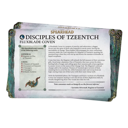 Disciples of Tzeentch: Faction Pack (englisch)-Games Workshop-Radaddel