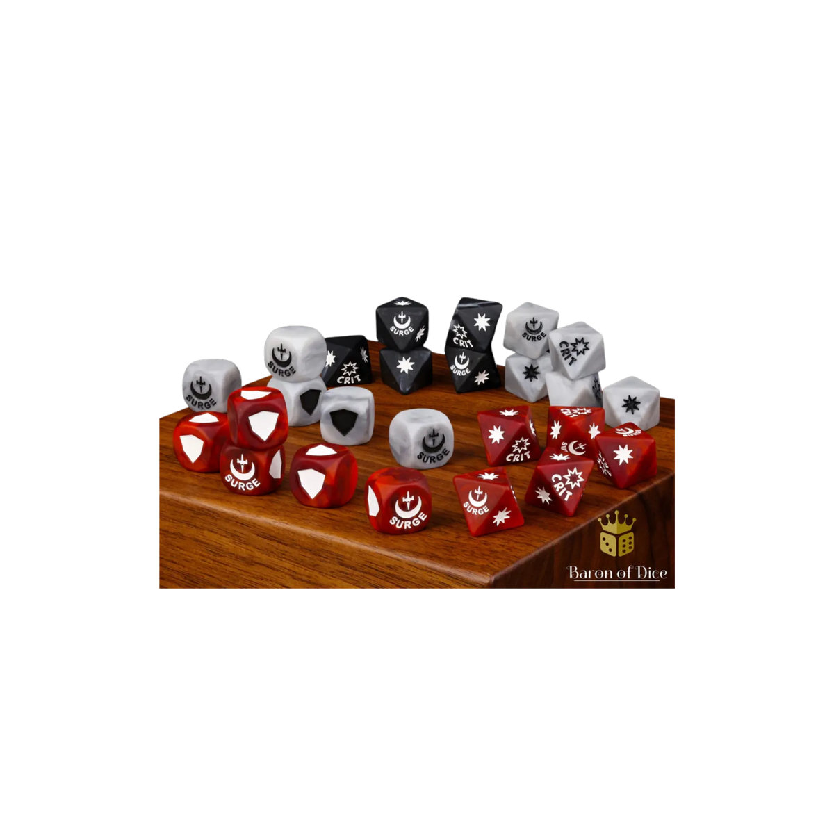 Rebellion Dice Set Matte (25 Stück)-Baron of Dice-Radaddel