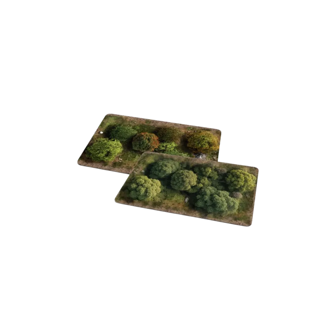 The Old World - Forest Terrain 12x8 / 30,5x20,5 cm - 2D Rubber Terrain - Summe-Playmats.eu-Radaddel