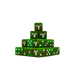 Forest Stag Green Dice 16mm Square (25 Stück)-Baron of Dice-Radaddel