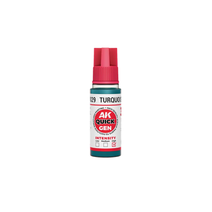 AK QUICK GEN Turquoise Blue 18ml-AK-Interactive-Radaddel