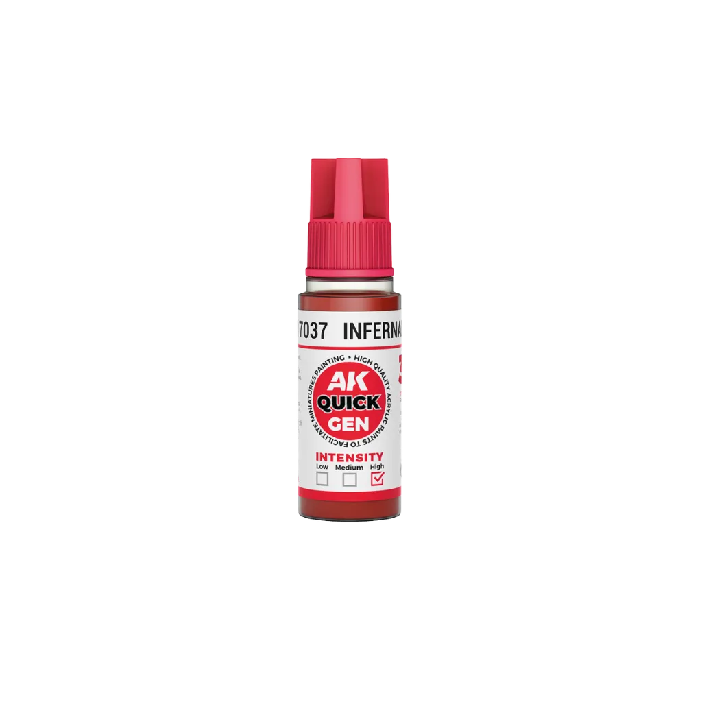 AK QUICK GEN Infernal Red 18ml-AK-Interactive-Radaddel