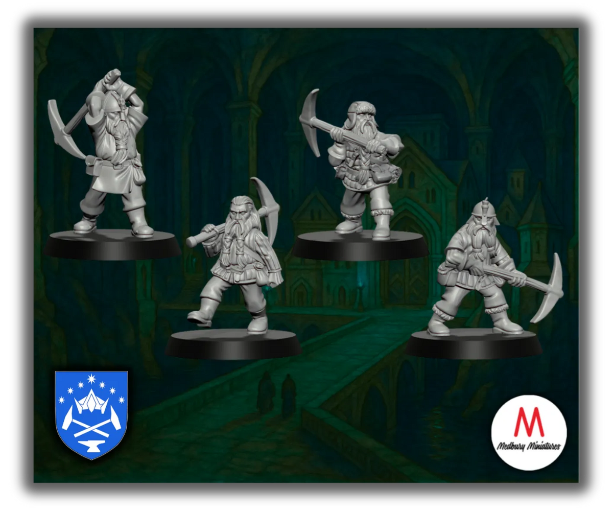 Dwarven Miners-Pasch Spiele-Radaddel