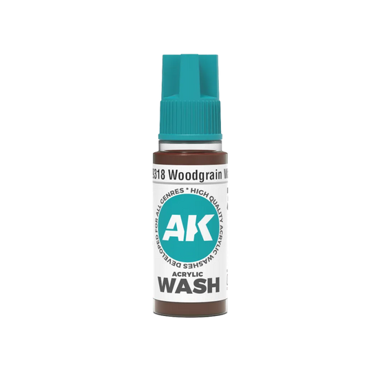 Woodgrain Wash 18ml-AK-Interactive-Radaddel
