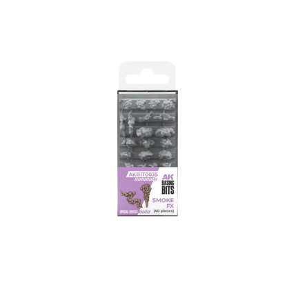 Smoke Fx - Basing Bits (40 Teile)-AK-Interactive-Radaddel