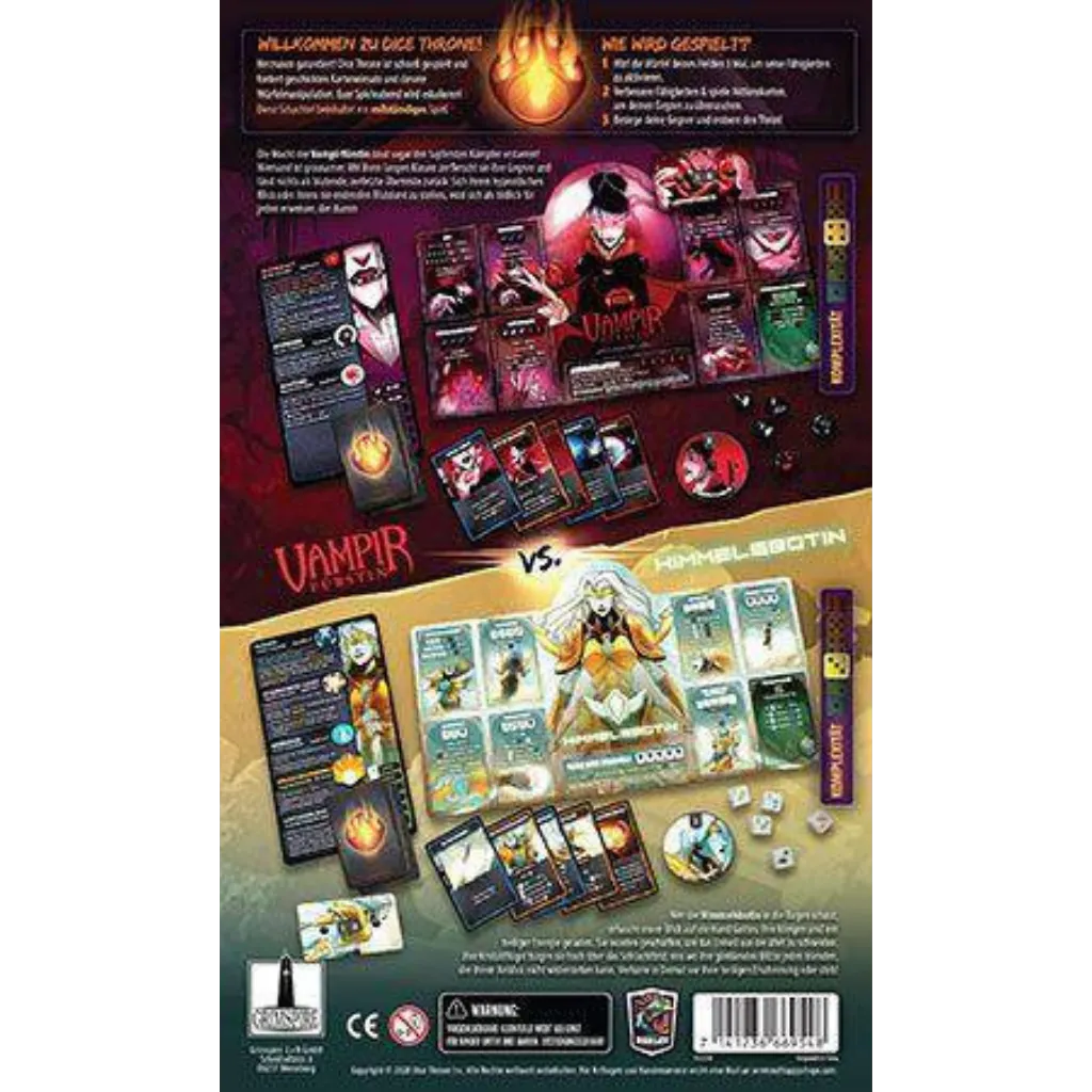 Dice Throne: Himmelsbotin vs. Vampirfürstin-Happyshops-Radaddel