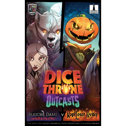Dice Throne Outcasts: Bleiche Dame vs. Kopfloser Reiter-Happyshops-Radaddel