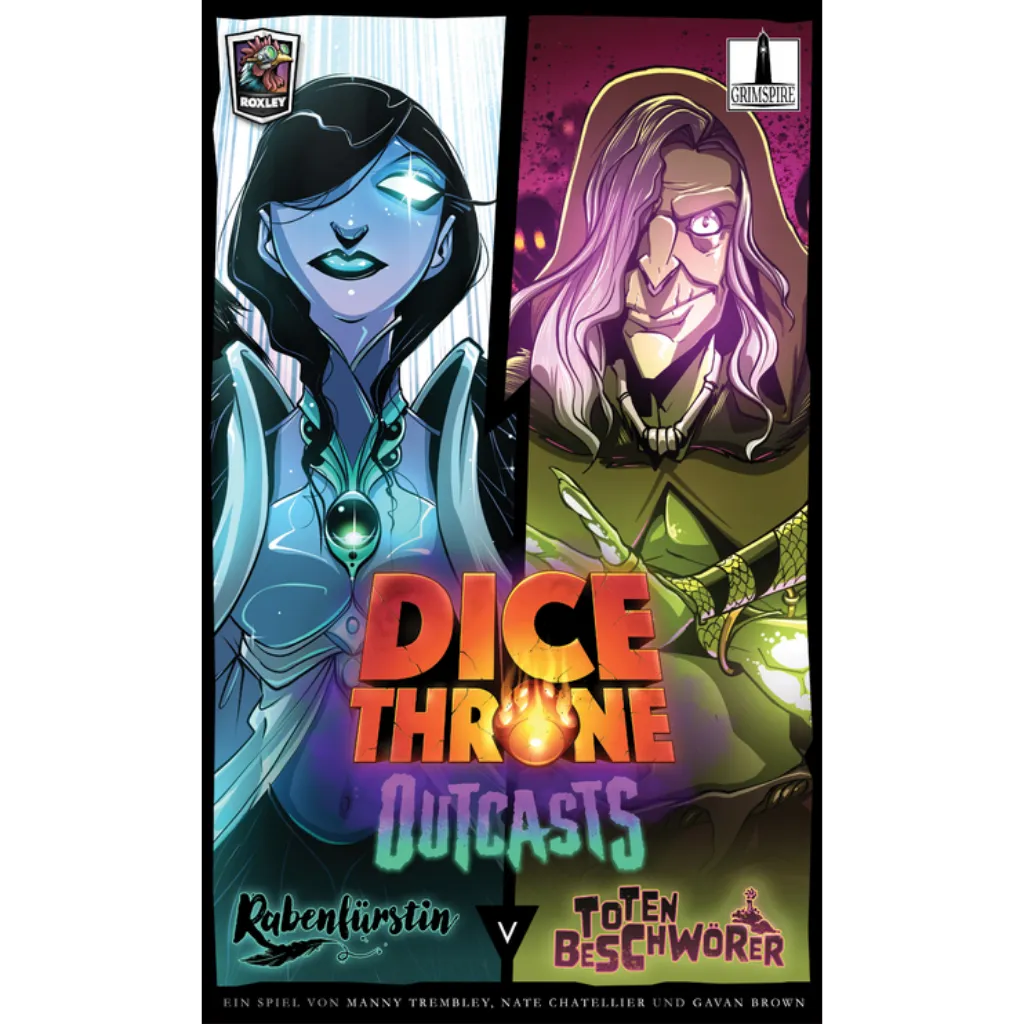 Dice Throne Outcasts: Rabenfürstin vs. Totenbeschwörer-Happyshops-Radaddel