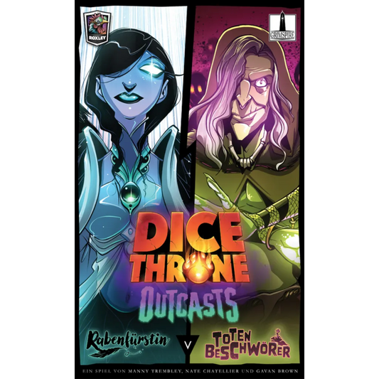 Dice Throne Outcasts: Rabenfürstin vs. Totenbeschwörer-Happyshops-Radaddel