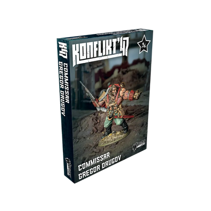 Konflikt '47 Soviet Bloc Commissar Gregor Drugov-Warlord Games-Radaddel