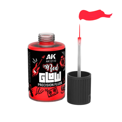 Red Glow Precision Fluor 30ml-AK-Interactive-Radaddel