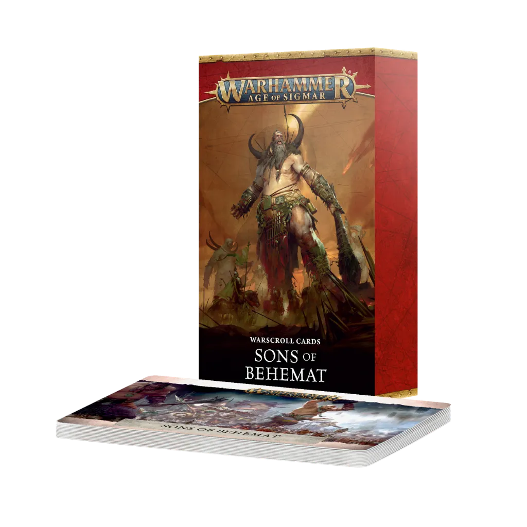 Sons of Behemat: Warscroll Cards (englisch)-Games Workshop-Radaddel