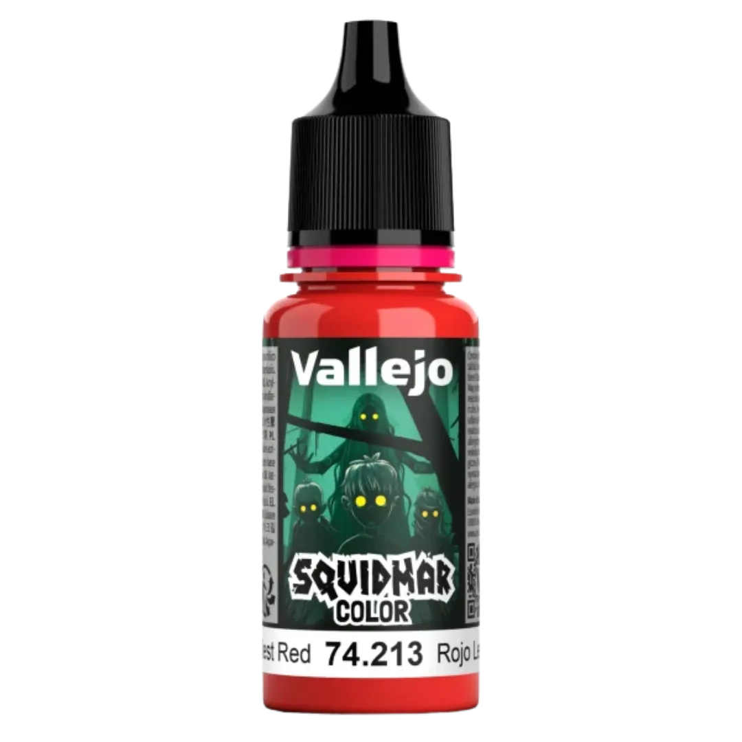 Squidmar Color 213 - Deadliest Red 18 ml-Vallejo-Radaddel